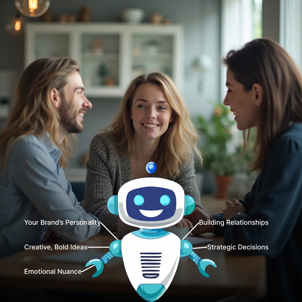 Human marketer bringing emotional intelligence to emails