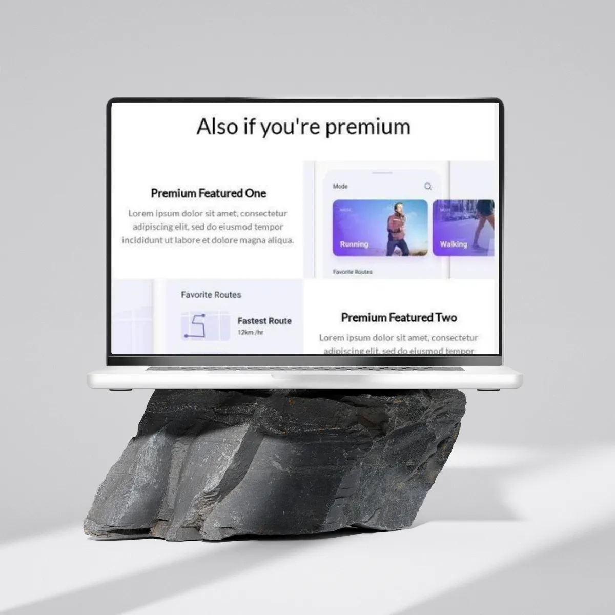 Minimalist email design with clean layout, bold text, and limited color palette