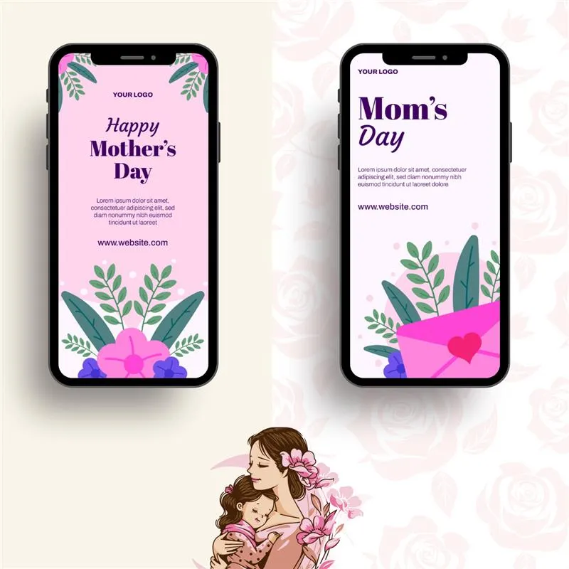 Personalized Mother's Day email campaign
