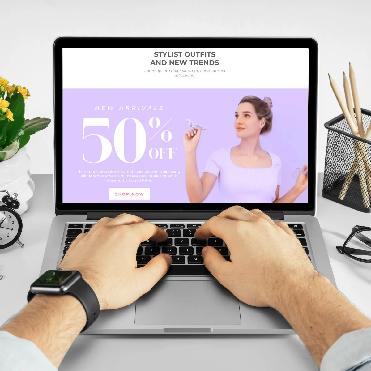 Personalized email with dynamic product recommendations and user-based offers