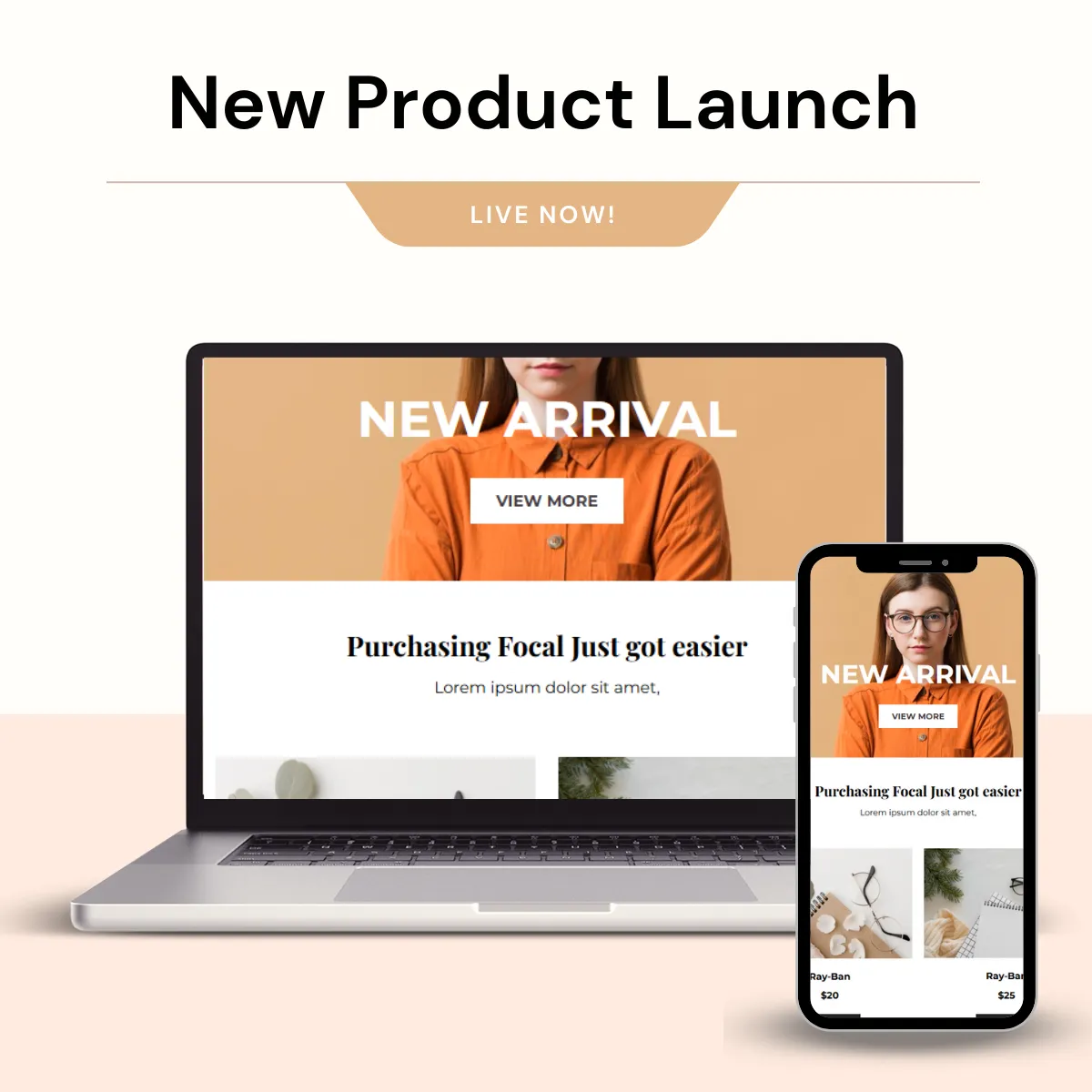 Email campaign for a new product launch