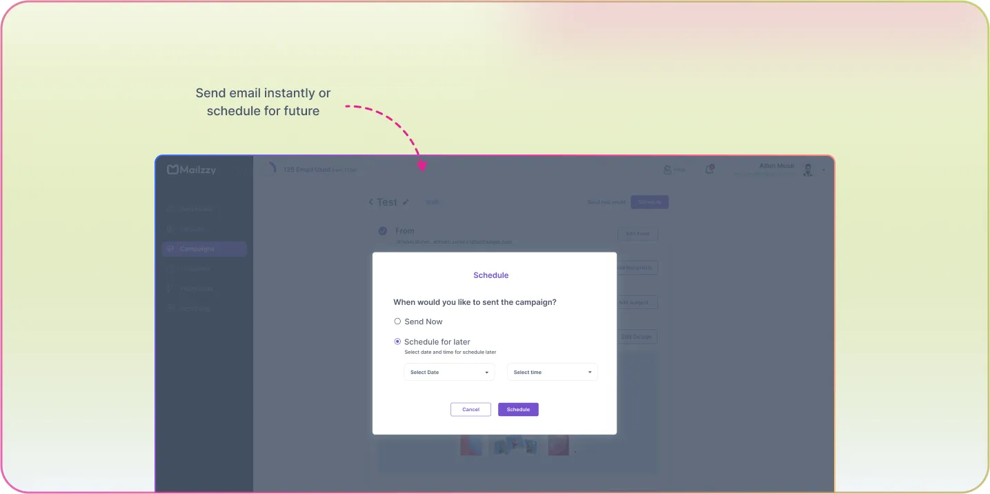Plan and Send with Precision Using Our Email Scheduling Software