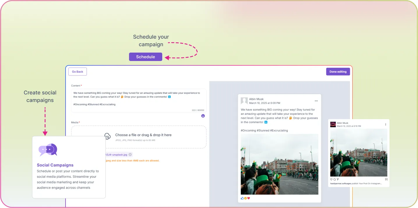 Effortlessly Schedule Social Media Posts Across Platforms
