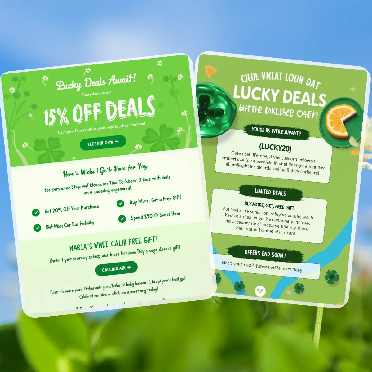 St Patrick's Day Email Deals and Promotions