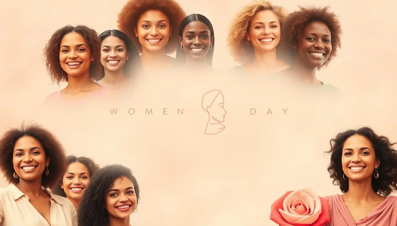 International Women’s Day email campaign idea with creative designs and messaging