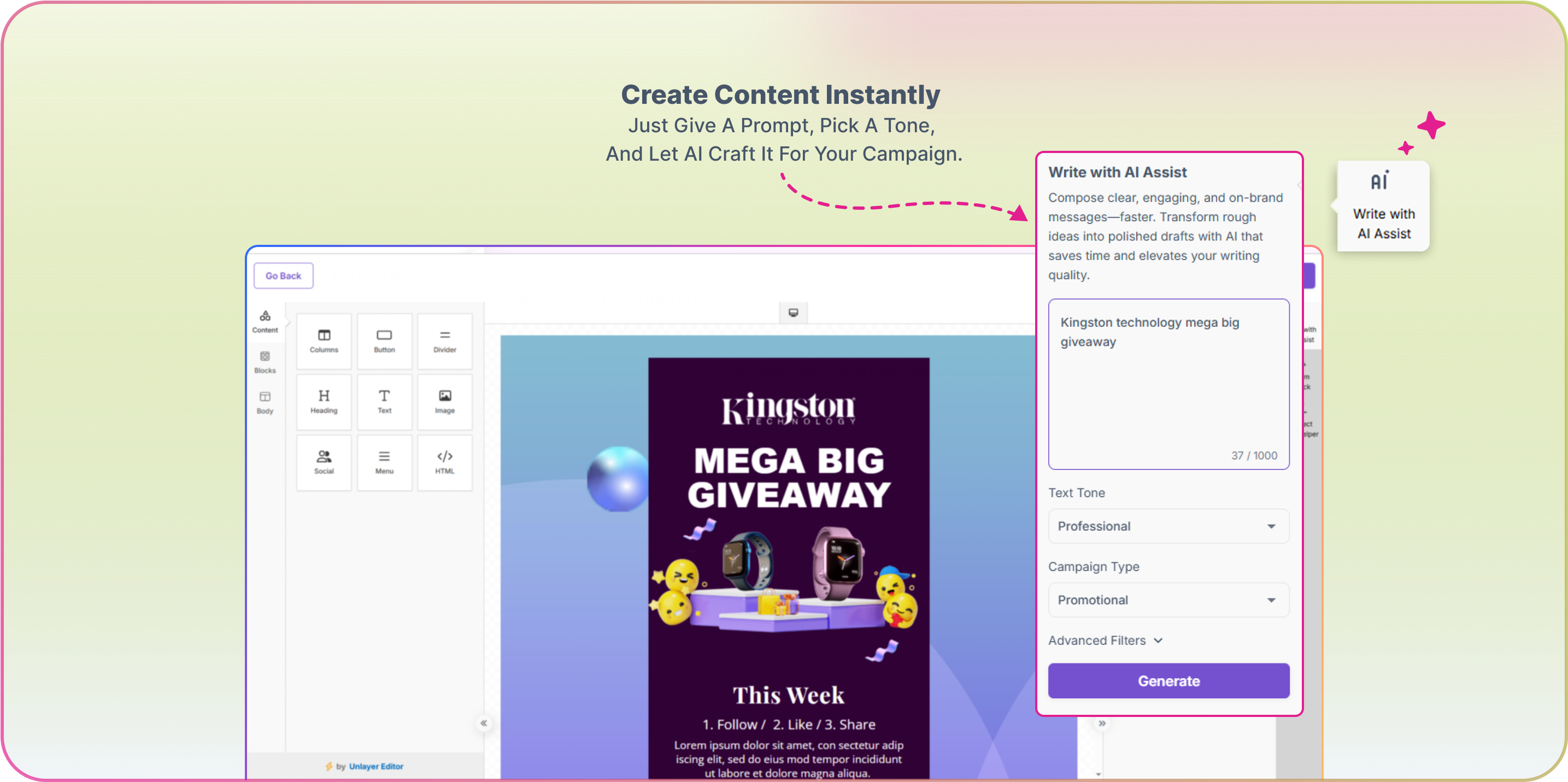Create Engaging Content in Seconds